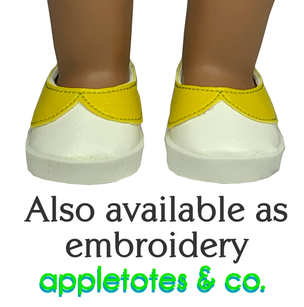 Oopsie Daisy Shoes Sewing Pattern for 18 Inch Dolls