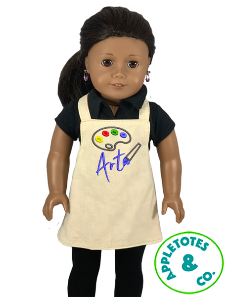 Paint Pallet Art Machine Embroidery File for 18 Inch Dolls