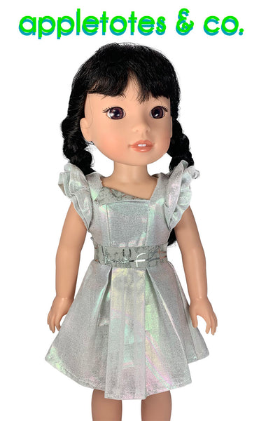 Party Dress Sewing Pattern for 14.5 Inch Dolls