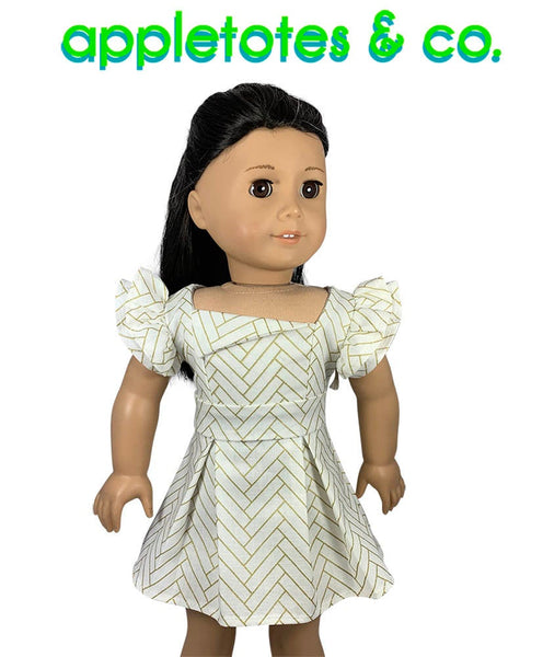 Party Dress Sewing Pattern for 18 Inch Dolls