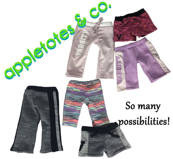 Performance Pants Sewing Pattern for 18 Inch Dolls