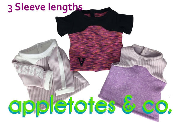 Performance Wear Bundle Sewing Pattern for 18 Inch Dolls