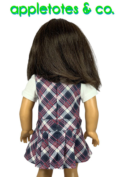 Prep School Uniform Sewing Pattern for 18 Inch Dolls