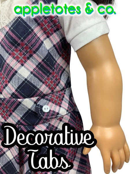 Prep School Uniform Sewing Pattern for 18 Inch Dolls