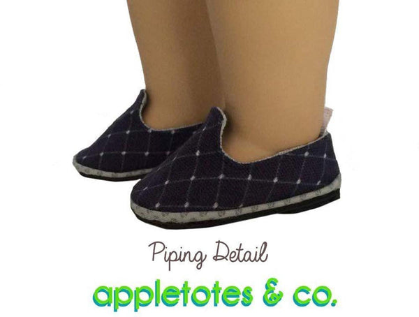 Preppy Loafers Sewing Pattern for 18 Inch Dolls