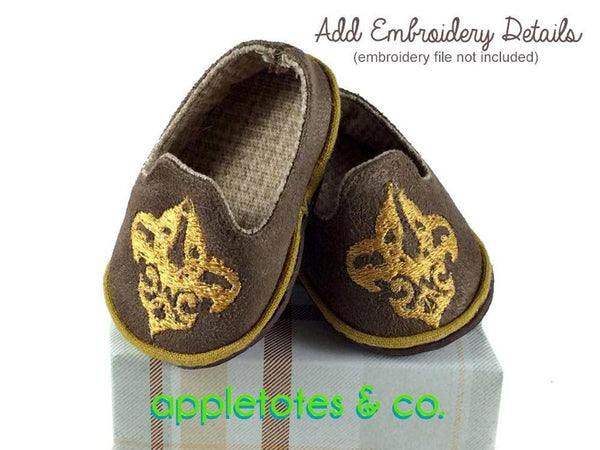 Preppy Loafers Sewing Pattern for 18 Inch Dolls