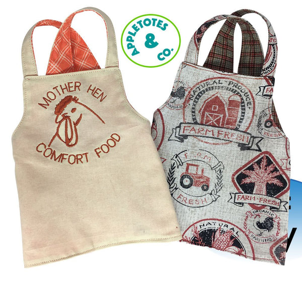 Reversible Apron Sewing Pattern for 18 Inch Dolls