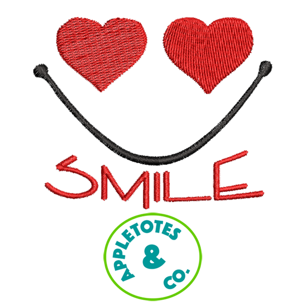 Smile Machine Embroidery File for 18 Inch Dolls