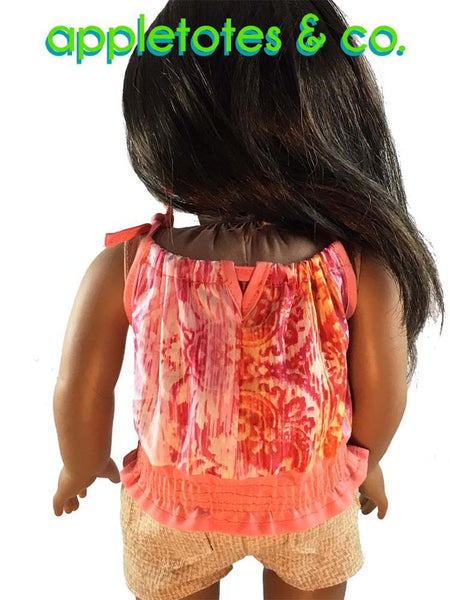 Tribeca Blouse Sewing Pattern for 18 Inch Dolls