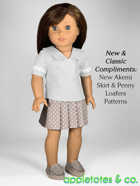 Adee Blouse 18 Inch Doll Sewing Pattern