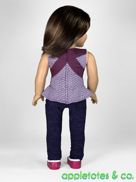 Aida Top 18 Inch Doll Sewing Pattern