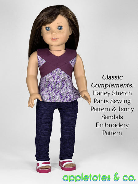 Aida Top 18 Inch Doll Sewing Pattern