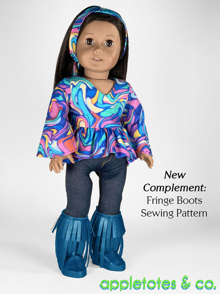 Alanis Top 18 Inch Doll Sewing Pattern