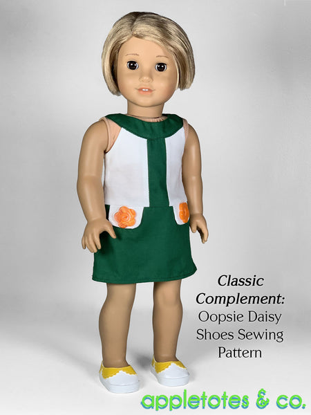 Twiggy 60s Combo 18 Inch Doll Sewing Pattern