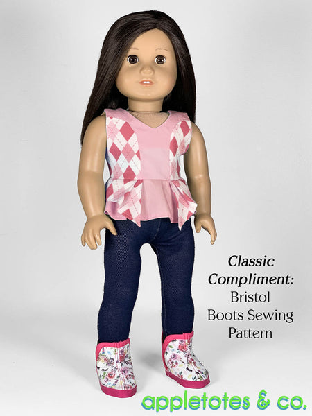 Alison Blouse 18 Inch Doll Sewing Pattern