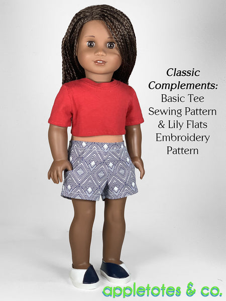 Anna Shorts 18 Inch Doll Sewing Pattern