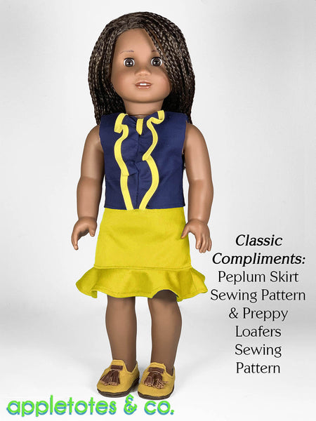Anya Blouse 18 Inch Doll Sewing Pattern