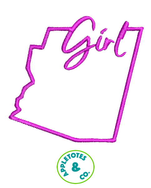 Arizona Girl Machine Embroidery File for 18 Inch Dolls