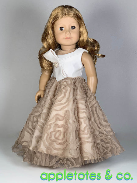 Astoria Gown 18 Inch Doll Sewing Pattern