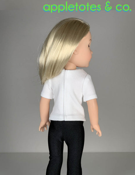 Basic Tee 14 Inch Doll Sewing Pattern - SVG Files Included