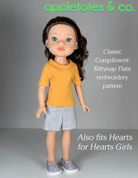 Basic Tee 14 Inch Doll Sewing Pattern