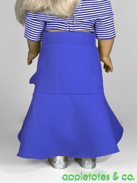 Belize Skirt 18 Inch Doll Sewing Pattern