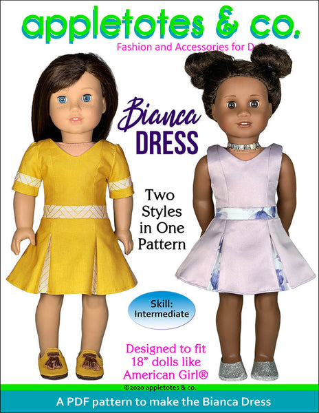 Bianca Dress 18 Inch Doll Sewing Pattern