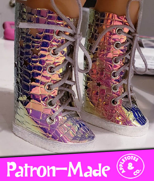 Butterfly Boots Sewing Pattern for 18 Inch Dolls
