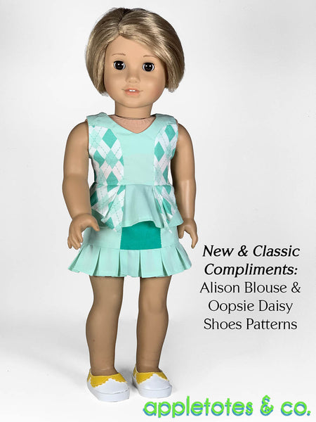 Camden Skirt 18 Inch Doll Sewing Pattern