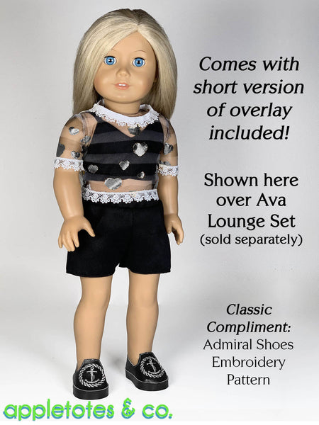 Camille Dress 18 Inch Doll Sewing Pattern