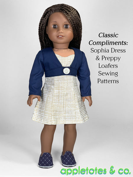 Candace Cropped Jacket 18 Inch Doll Sewing Pattern