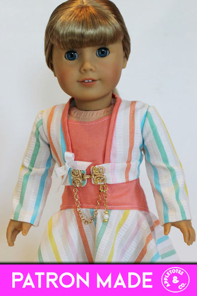 Candace Cropped Jacket 18 Inch Doll Sewing Pattern