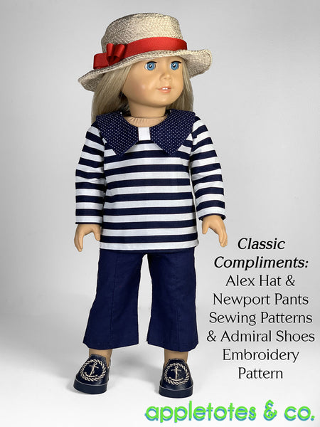 Catalina Blouse 18 Inch Doll Sewing Pattern