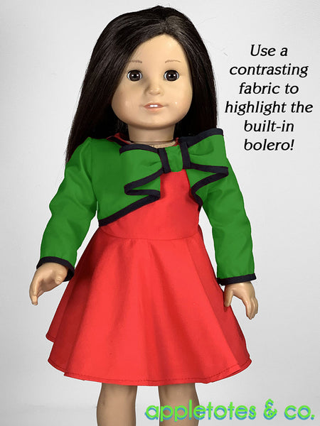 Charlene Dress 18 Inch Doll Sewing Pattern
