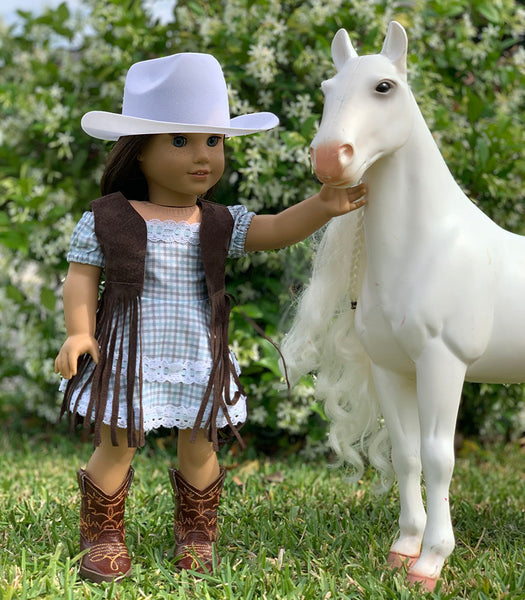 Free Western Vest Sewing Pattern for 18 Inch Dolls