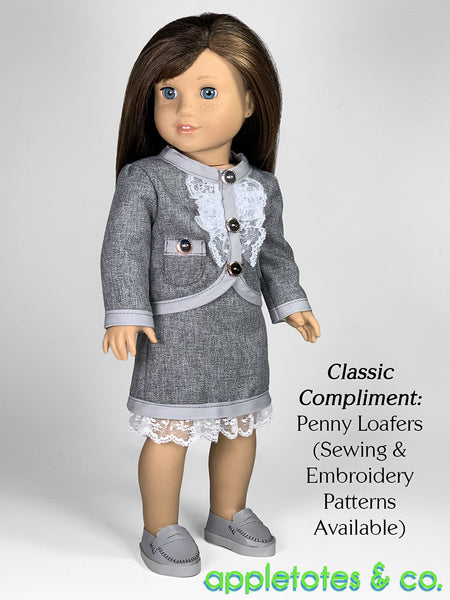 Cordelia Suit 18 Inch Doll Sewing Pattern