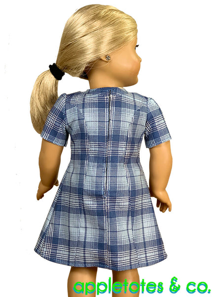 Corinne Dress Sewing Pattern for 18 Inch Dolls