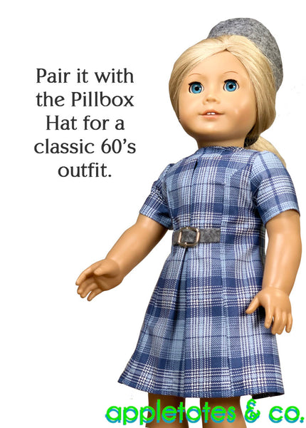 Corinne Dress Sewing Pattern for 18 Inch Dolls