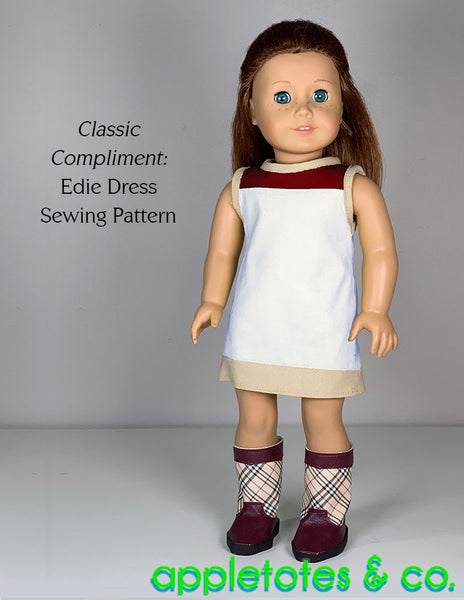 Darcy Boots 18 Inch Doll Sewing Pattern - SVG Files Included