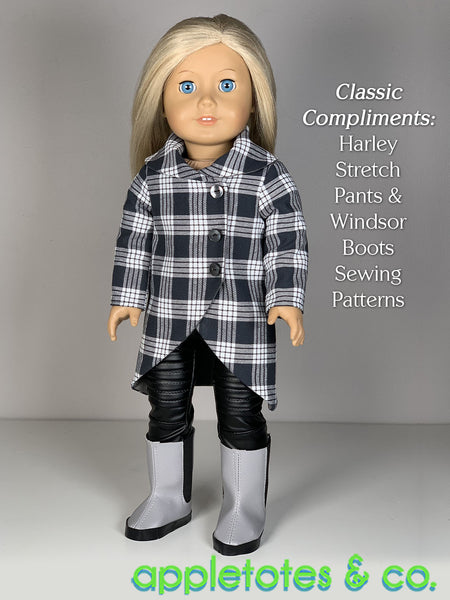 Darla Coat 18 Inch Doll Sewing Pattern