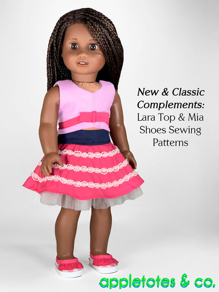 Debbie Skirt 18 Inch Doll Sewing Pattern