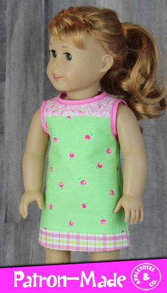 Edie Dress Sewing Pattern for 18 Inch Dolls