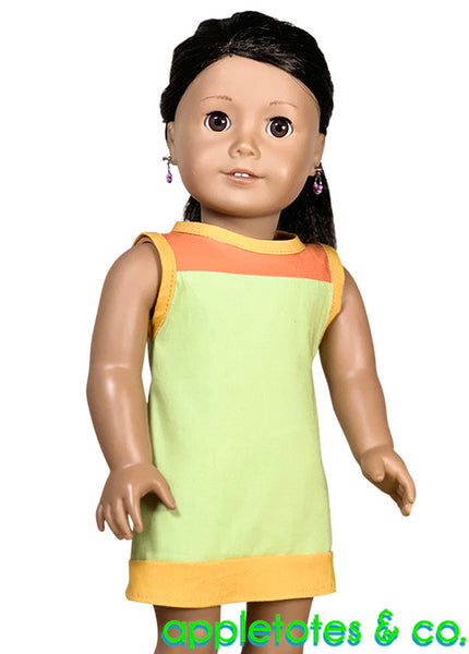 Edie Dress Sewing Pattern for 18 Inch Dolls