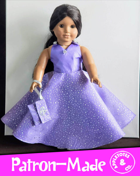 Ella Dress Sewing Pattern for 18" Dolls