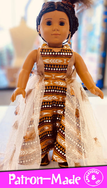 Ella Dress Sewing Pattern for 18" Dolls