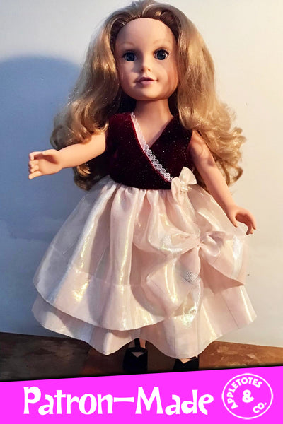 Free Enchanted Gown Sewing Pattern for 18 Inch Dolls