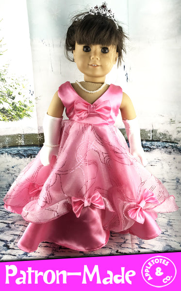 Free Enchanted Gown Sewing Pattern for 18 Inch Dolls