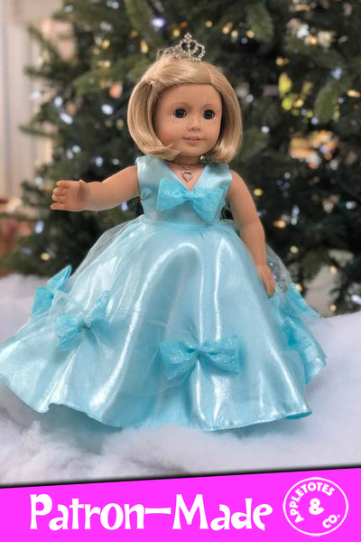 Free Enchanted Gown Sewing Pattern for 18 Inch Dolls