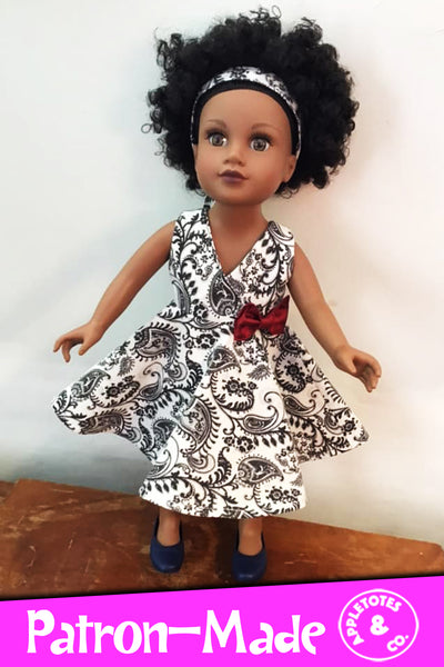 Free Enchanted Gown Sewing Pattern for 18 Inch Dolls