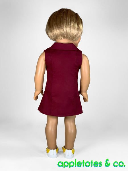 Evelyn Top + Dress 18 Inch Doll Sewing Pattern